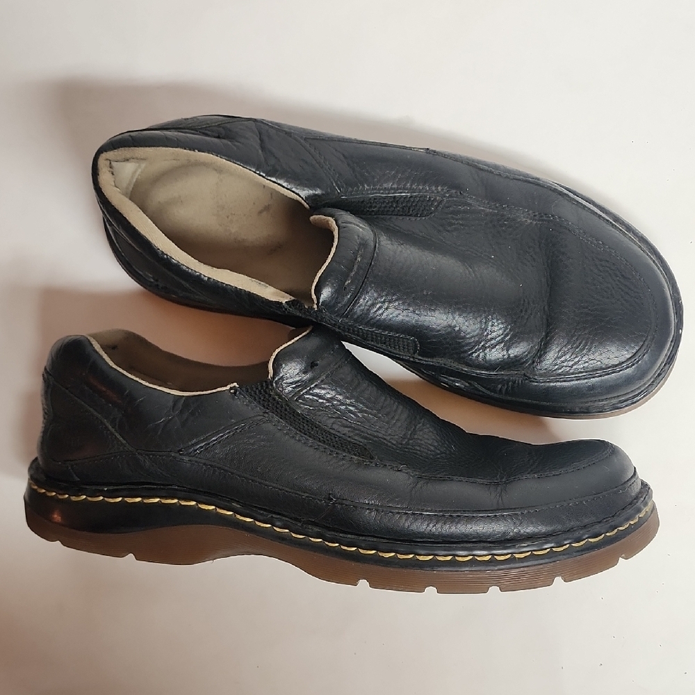 Dr. Martens Classic Vintage Blk Leather Mens Size12 Loafers Gorpcore Minimalist